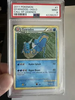 Pokemon Gyarados Call of Legends Holo 7/95 PSA 9 Graded 2011 Low Pop! - Image 1