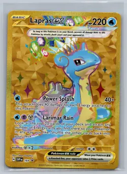 Lapras ex 164 Holo Promo Scarlet & Violet Promo Pokemon Holo Near Mint - Image 1