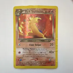 Pokemon TCG Dark Typhlosion 10/105 Neo Destiny Holo Unlimited English - Image 1