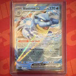 Blastoise ex 030/142 Stellar Crown Holo Double Rare - NM & FREE SHIPPING! - Image 1