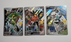 Pokemon First Partner Series 2 Illustration Unova Starters Snivy Tepig Oshawott - Image 1