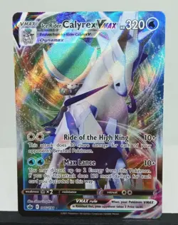 Ice Rider Calyrex VMAX 046/198 NM/M Full Art Chilling Reign Pokemon Card - Image 1