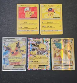 Pokemon TCG Bundle Assorted Card, Three Ex, And Two Regular - Image 1