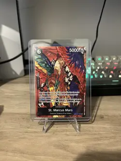 St. Marcus Mars OP13-091 SR Alt Art One Piece Card Game TCG NM English - Image 1