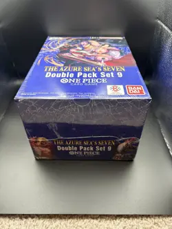 One Piece Double Pack Set 9 DP-09 The Azure Seas Seven Display FACTORY SEALED 🔥 - Image 2