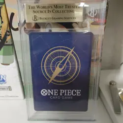 One Piece Demon Aura Nine Sword Style Dead Man's Game Alt Art OP12-037 BGS 9.5 - Image 2