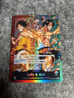 One Piece Card ST30-001 L Luffy & Ace English Luffy & Ace - Image 2