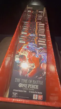 One Piece CCG OP-16 THE TIME OF BATTLE Sleeved Booster Packs LOT OF 15 New - Image 3
