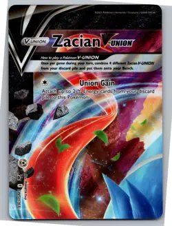Zacian V-UNION - Promo SWSH: Sword & Shield Promo Cards SWSH163 NM Holo - Image 1
