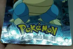 RARE Blastoise #09 E9 OF 12 - Pokemon Topps TV Animation Trading Card FREE SHIPP - Image 3