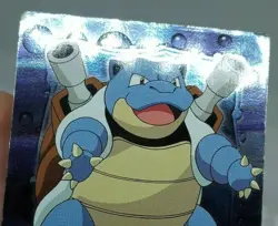 RARE Blastoise #09 E9 OF 12 - Pokemon Topps TV Animation Trading Card FREE SHIPP - Image 4