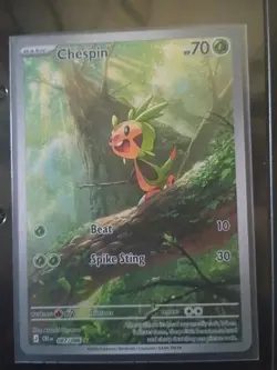Pokemon TCG Chaos Rising Card Lot - Chespin IR 087/086 & Emma Full Art UR... - Image 1