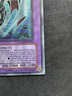 Yu-Gi-Oh! Elemental Hero Chaos Neos 1st Edition Secret Rare Card GLAS-EN036 - Image 2