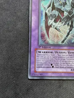 Yu-Gi-Oh! Elemental Hero Chaos Neos 1st Edition Secret Rare Card GLAS-EN036 - Image 5
