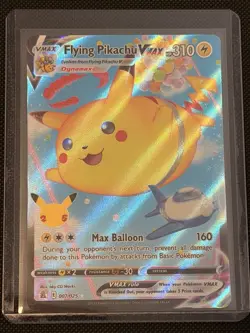 Flying Pikachu VMAX 007/025 Ultra Rare Celebrations Pokemon Card Near Mint - Image 1