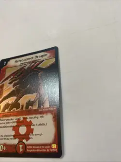 Astrocomet Dragon S7/S10 Super Rare Holo LP Duel Masters Vintage Card English - Image 2