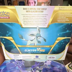 Pokemon TCG Glaceon VSTAR Special Collection Box 3 Cards Promo EN 2022 - Image 2