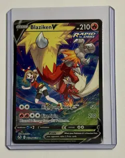 Pokemon 4Card Lot Pikachu V FA 157/172 Charizard TG03 Blaziken TG14 Zeraora GG43 - Image 3