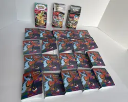 20 Pokemon MINI PORTFOLIO 60 Cards PHANTASMAL FLAMES- BINDER ONLY NO PACK, 3 Box - Image 4