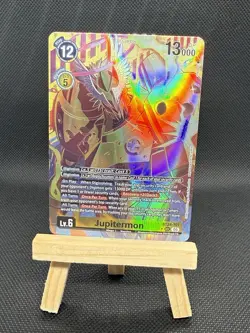 Digimon CCG Jupitermon Secret Rare BT24-101 Mega Holo Bandai Card - Image 1