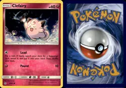 CLEFAIRY 38/68 Pokemon Card Hidden Fates Near Mint - Image 3