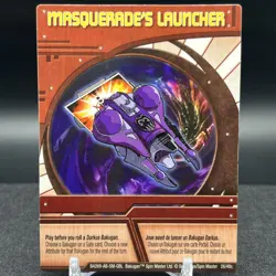 Masquerade's Launchers 26/48c BA269-AB-SM-GBL Red Bakugan Battle Brawlers Card - Image 1