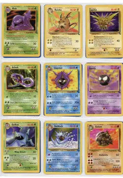 Pokemon Cards Complete Fossil Set 62/62 WOTC Vintage - Image 4