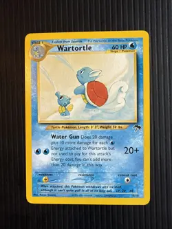 Pokemon TCG Wartortle Card 15/18 Southern Islands NM - Image 1