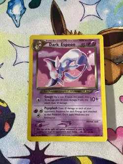 Dark Espeon 4/105 - Neo Destiny - HOLO With Swirl - Pokemon TCG WOTC 2000 - Image 1