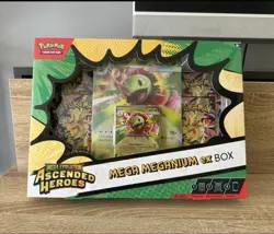 Pokemon TCG Mega Meganium ex Box - Mega Evolution Ascended Heroes Set - Image 1