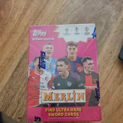 Topps Merlin Chrome UEFA Club Competitions 2023/24 Soccer Blaster - Sealed Box - Image 1