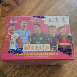 Topps Merlin Chrome UEFA Club Competitions 2023/24 Soccer Blaster - Sealed Box - Image 4