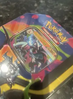 Pokemon TCG Mega Charizard Sealed Tin 2016 English 10+ Cards Box - Image 2