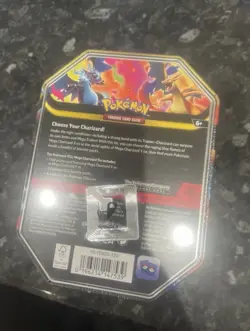 Pokemon TCG Mega Charizard Sealed Tin 2016 English 10+ Cards Box - Image 3