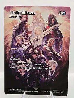 Shadowbringers - Dovin's Veto (Showcase) MTG Final Fantasy: Through the Ages Reg - Image 1