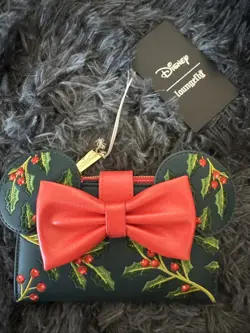 Loungefly NEW w Tags Wallet Hard Tag Mistletoe Special Cosplay Holiday - Image 1