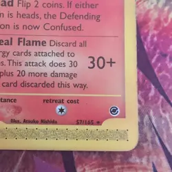 Ninetales Rare 57/165 Pokemon Expedition Card Rare - Image 4