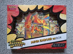 Pokemon TCG: Ascended Heroes Mega Emboar EX Box | Sealed & Brand New - Image 1