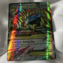 Pokemon TCG M Metagross EX XY34 XY Full Art Holo Promo EN 2014 220HP - Image 1