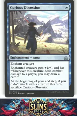 Curious Obsession - Rivals of Ixalan - MTG - Uncommon - #35 - NM - Image 1