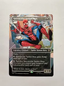 Spectacular Spider-Man - BORDERLESS - MTG Marvel's Spider-Man - NM - Image 1
