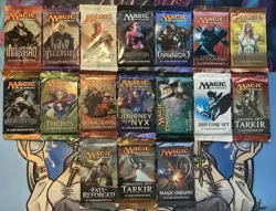 Magic The Gathering Sealed Draft Booster Packs: Innistrad (2011)- Origins (2015) - Image 1