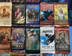 Magic The Gathering Sealed Draft Booster Packs: Innistrad (2011)- Origins (2015) - Image 4