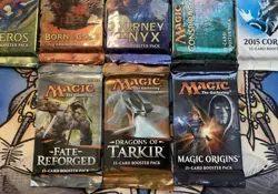 Magic The Gathering Sealed Draft Booster Packs: Innistrad (2011)- Origins (2015) - Image 5