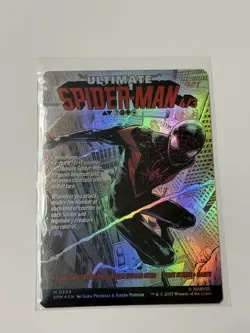 Miles Morales Foil MTG Marvel Spider-Man Universes Beyond Legendary Creature - Image 2
