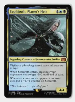 Sephiroth, Planet's Heir 553 Mythic FINAL FANTASY Magic: The Gathering Foil NM - Image 1