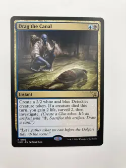 MTG Murders at Karlov Manor Drag the Canal Regular Rare MTG Card Free Shipping - Image 1