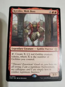 MTG KRENKO, MOB BOSS 204 EX-MINT FREE SHIP!! - Image 1