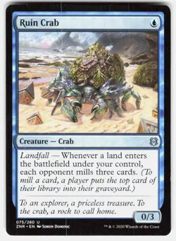 Ruin Crab 075/280 Uncommon The List Reprints Magic: The Gathering Lightly Played - Image 2