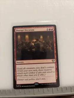 Disrupt Decorum Commander Masters Regular - Image 1